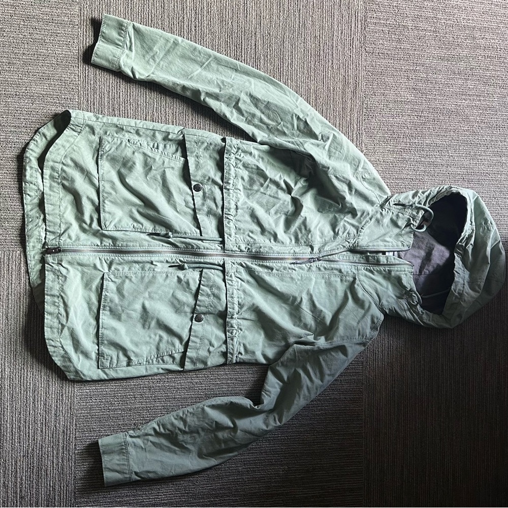 Columbia sage green zip up Jacket
